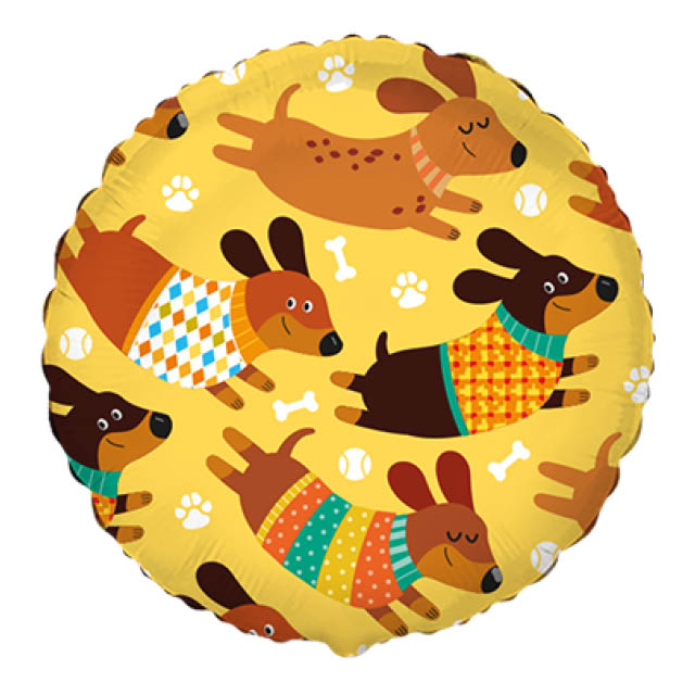 Helium Ballon Teckel Dogs 45 CM