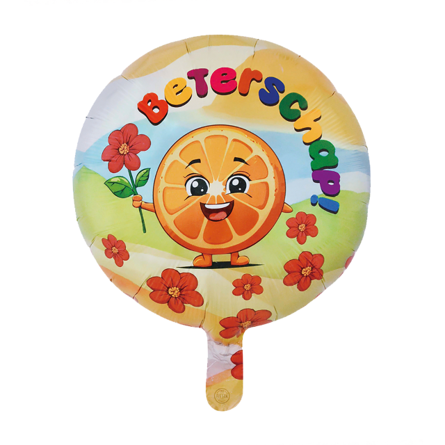 Helium Ballon 'Beterschap! 45 CM