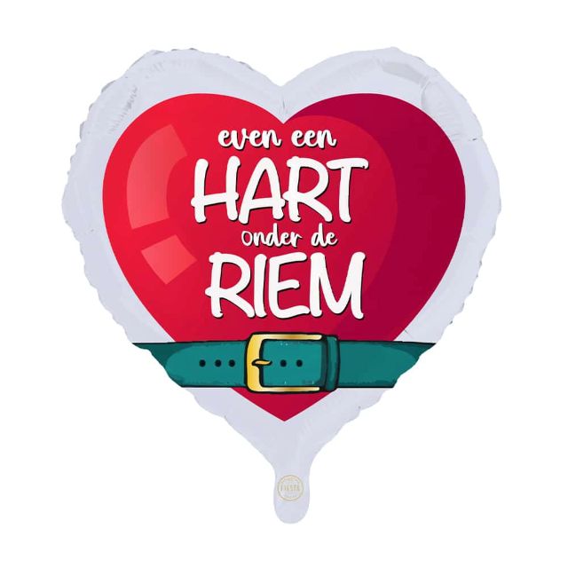 Helium Ballon  Hart onder de Riem 45 CM