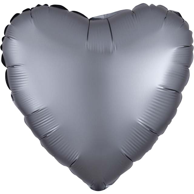 Helium Ballon Hart Grafiet 45 CM