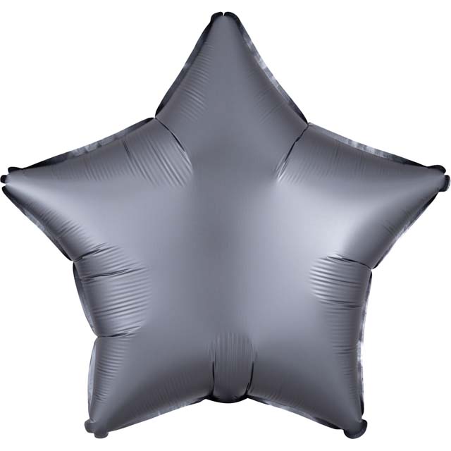Helium Ballon Ster Graphite 45 CM