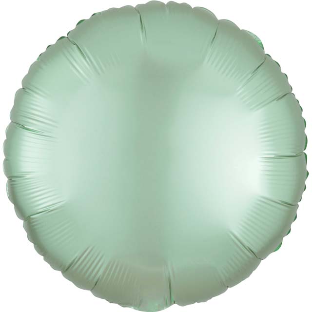Helium Ballon Rond mint Groen 45 CM