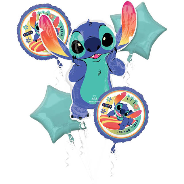 Helium Ballonnen Stitch Bouquet