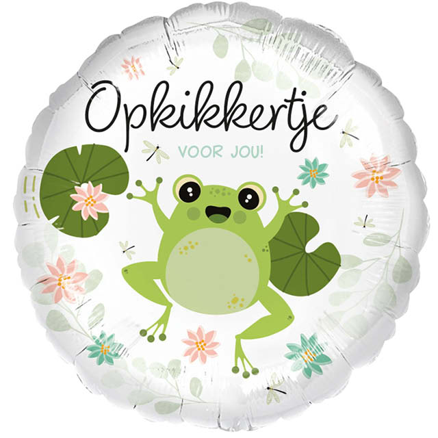 Helium Ballon Opkikkertje voor jou Frog 45 CM