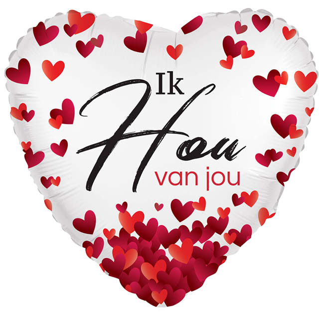 Helium Ballon Ik hou van jou 45 CM